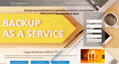 Desktop Screenshot of france-backup.com
